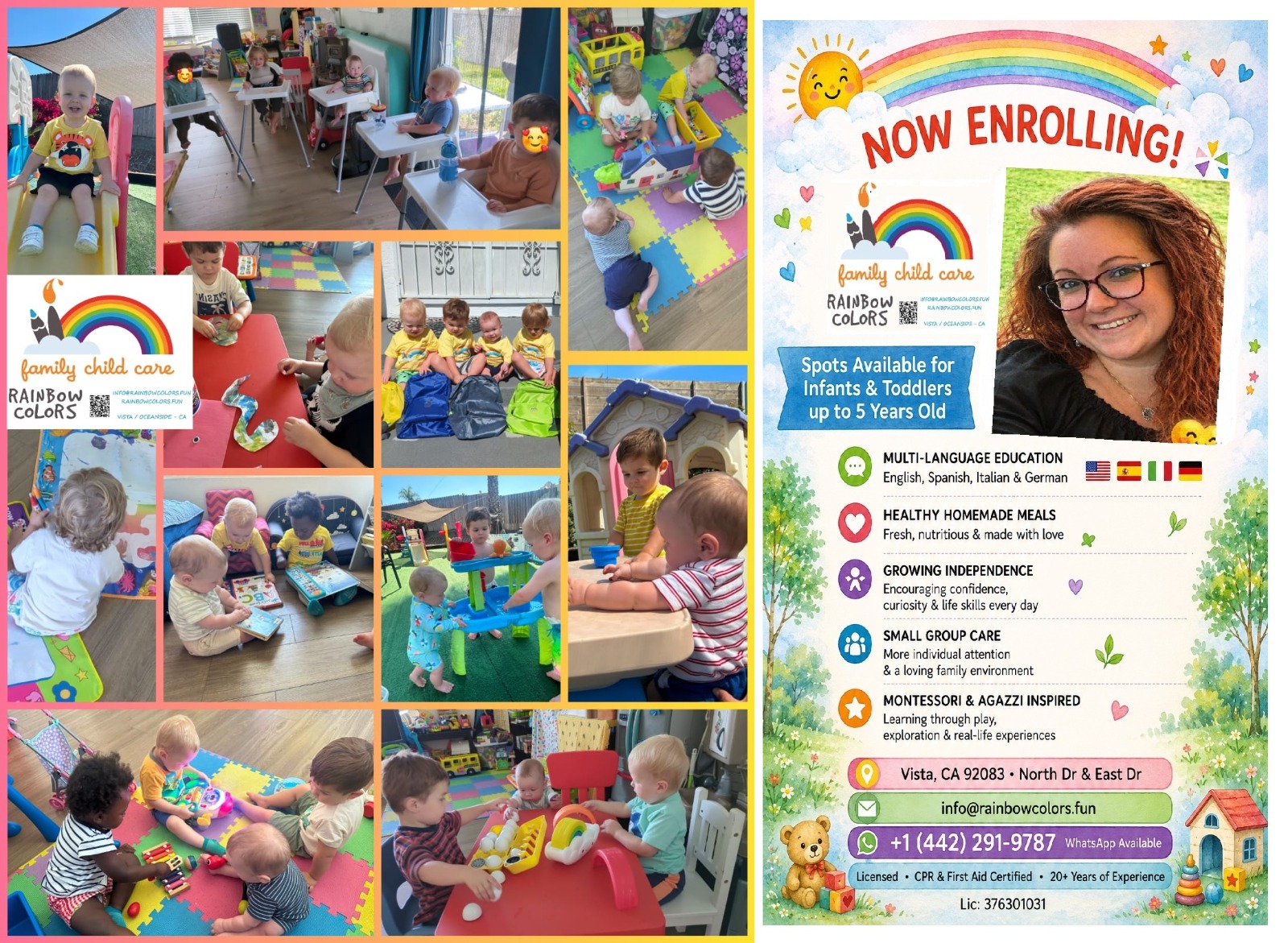 Rainbow Colors Family Child Care